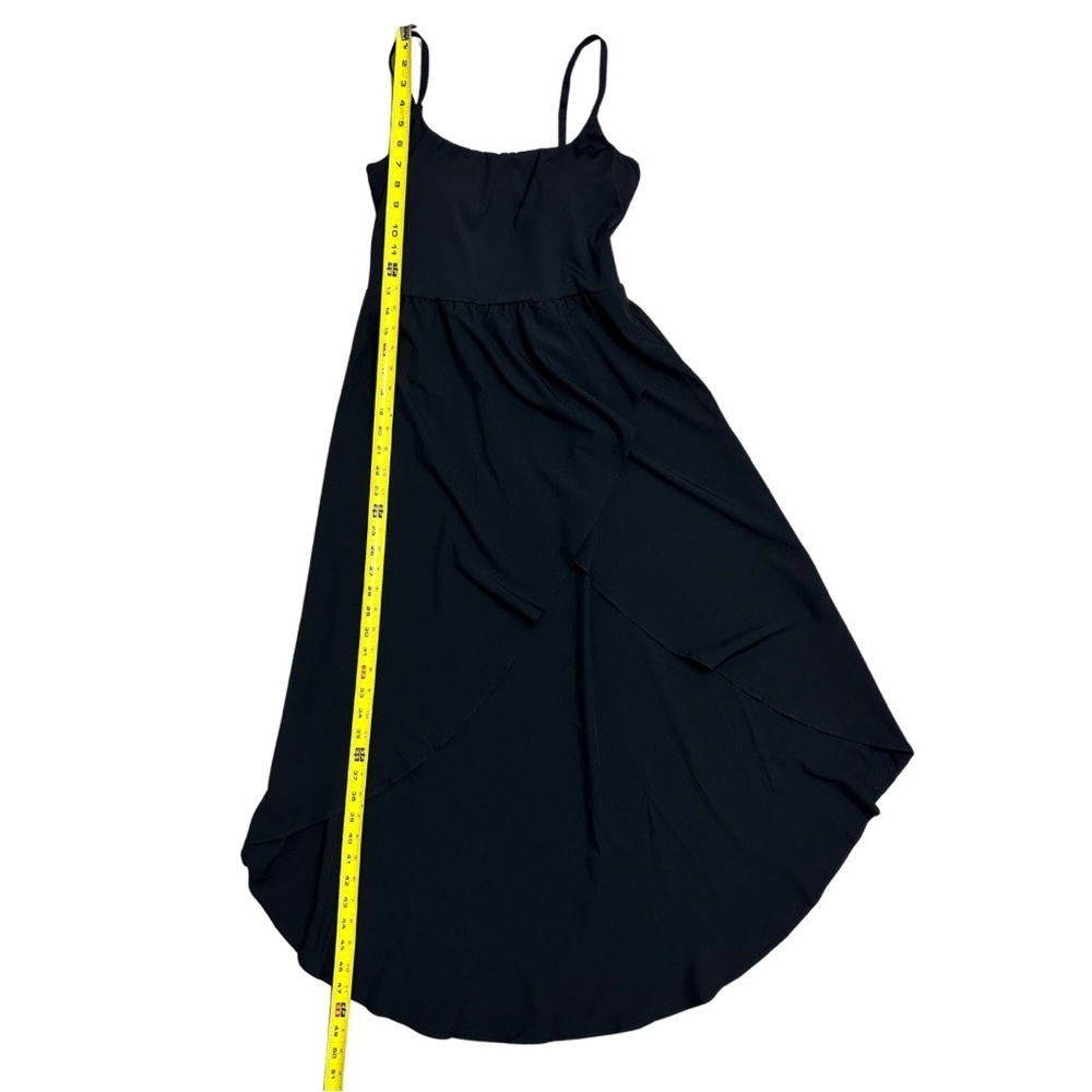 HALARA High Low Flowy Black Midi Quick Dry Dress Small Athleisure Casual NWT - Picture 6 of 7